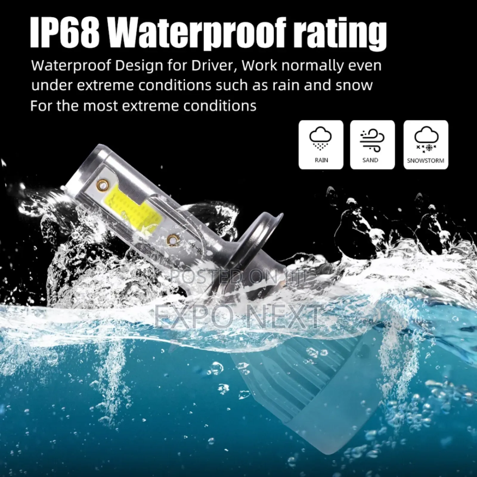 C6 Led Headlight Bulb Most High Powerfull Led Headlights
