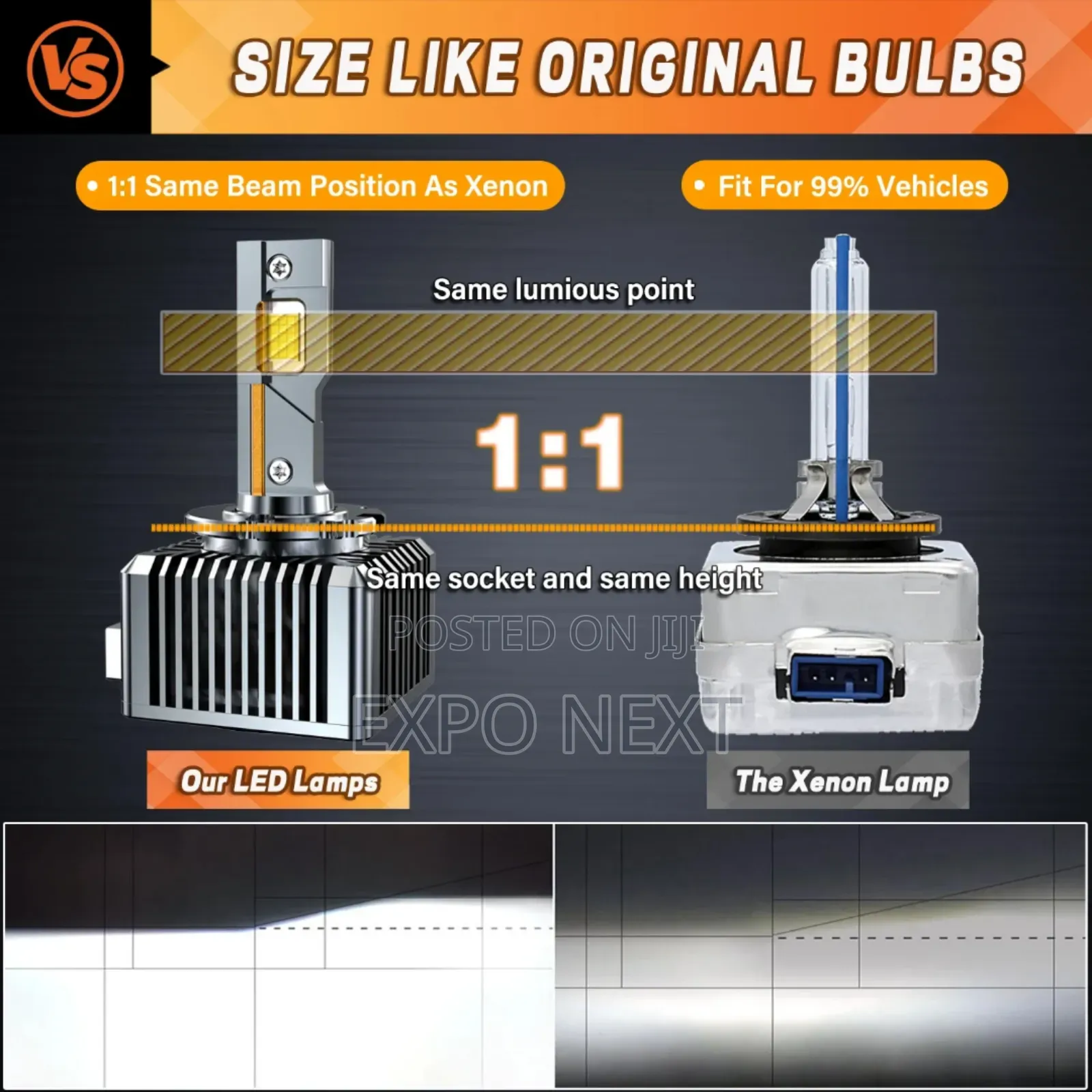 D Series Led Light Bulbs 110w Universal