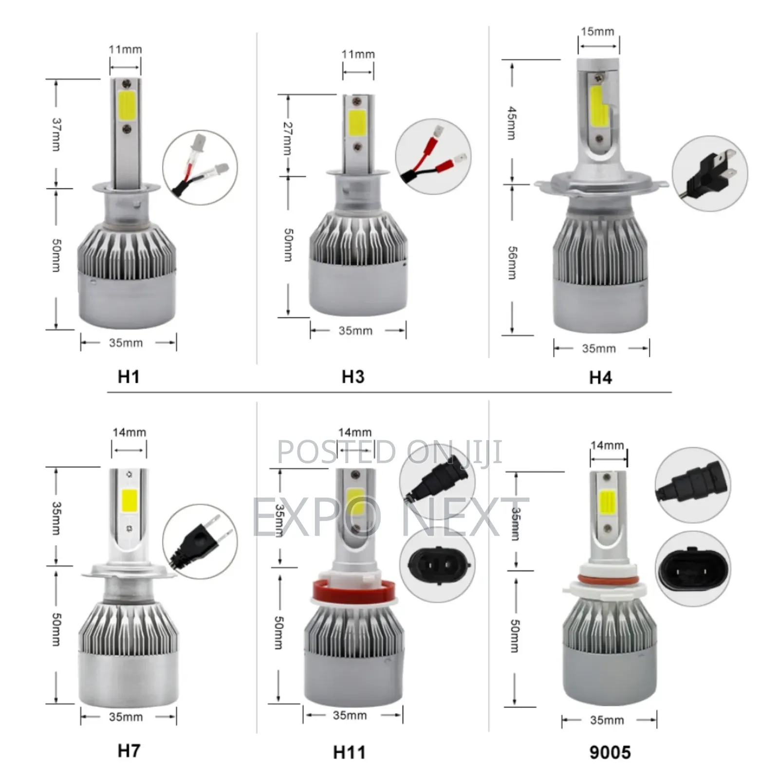C6 Led Headlight 50w