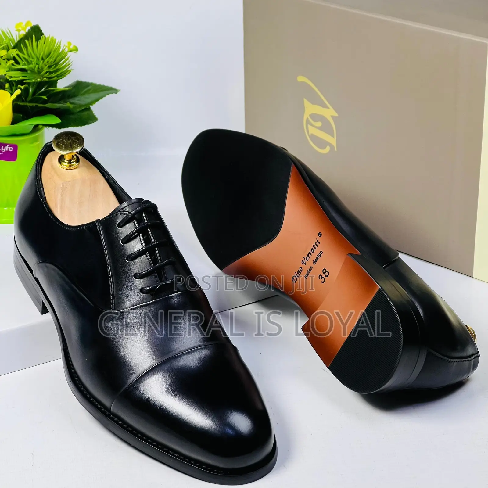 Dino Verratti Black Men Leather Classic Shoe