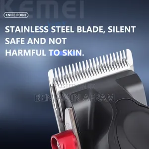 Rechargeable Portable Barbering Machine Km-1597