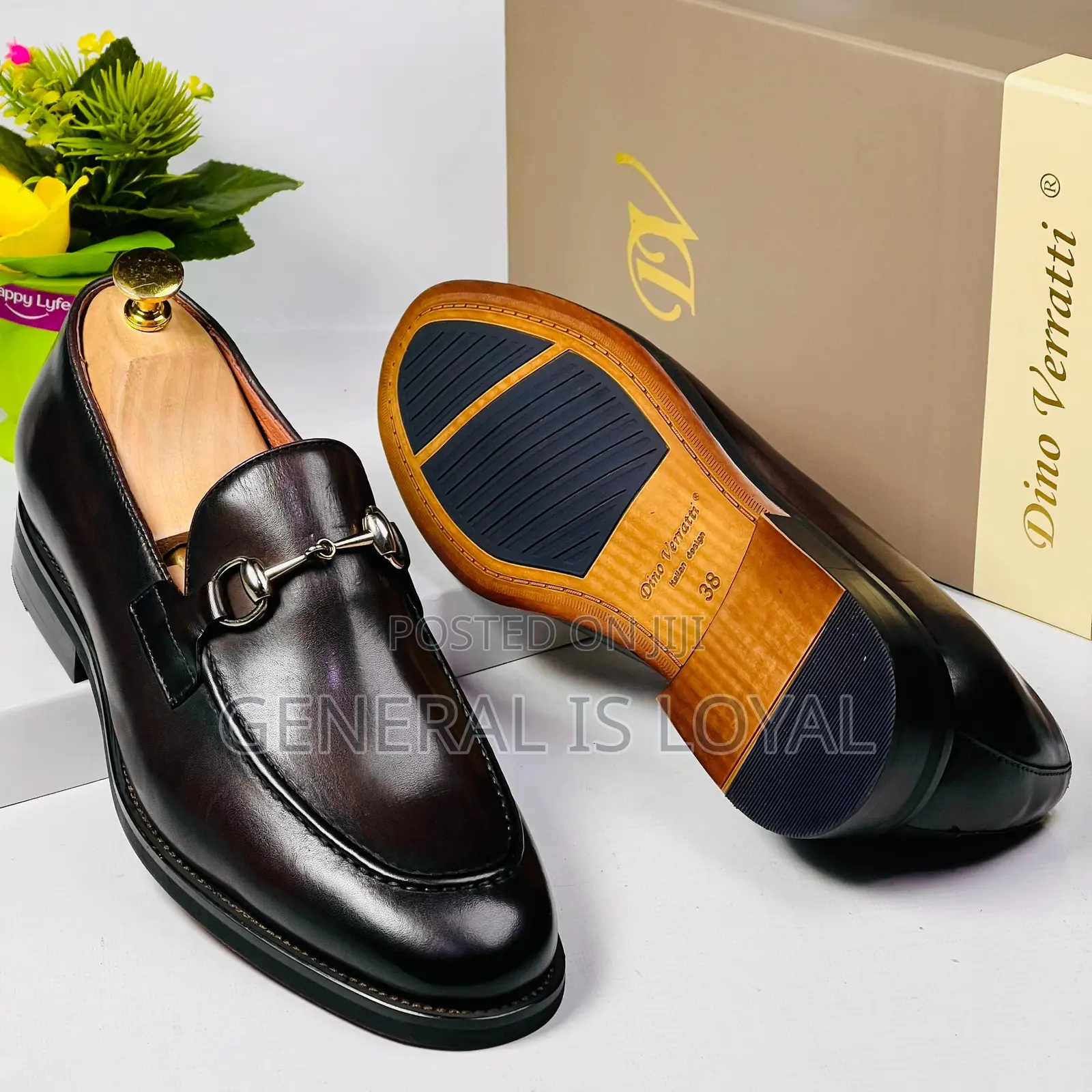 Dino Verratti Dark Coffee Men Leather Loafers Shoe