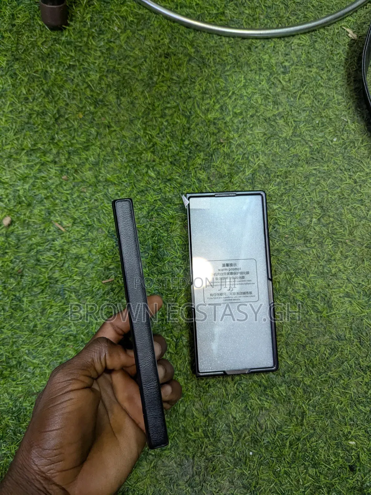 Z Fold 7 360° Protection Leather Case (Screen and Hinge Protection )
