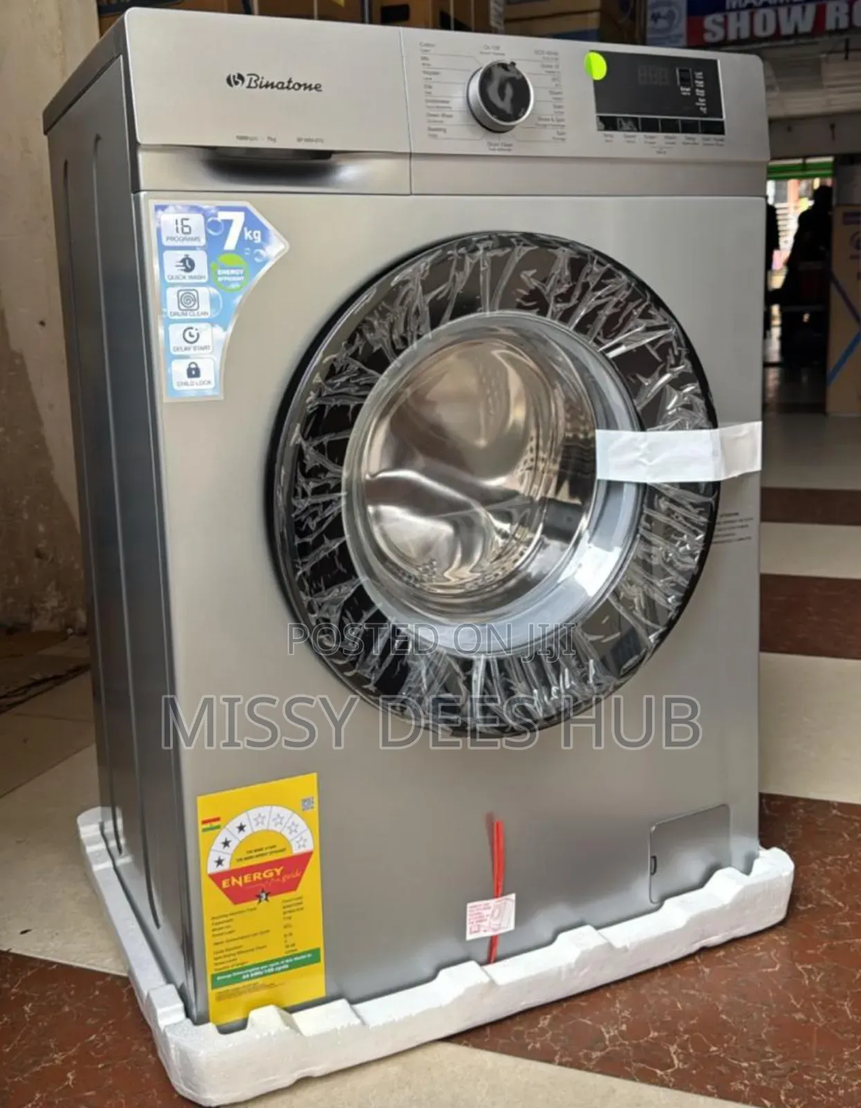 7kg Binatone Front Load Washing Machine
