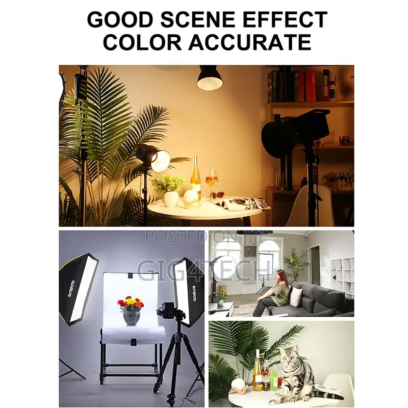 Sutefoto P100bi 100w Bi-Color Video Light