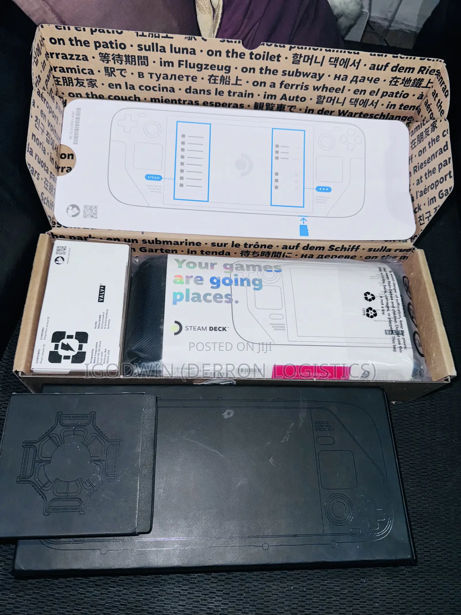 Steam Deck 512gb Game Console Plus Free Case