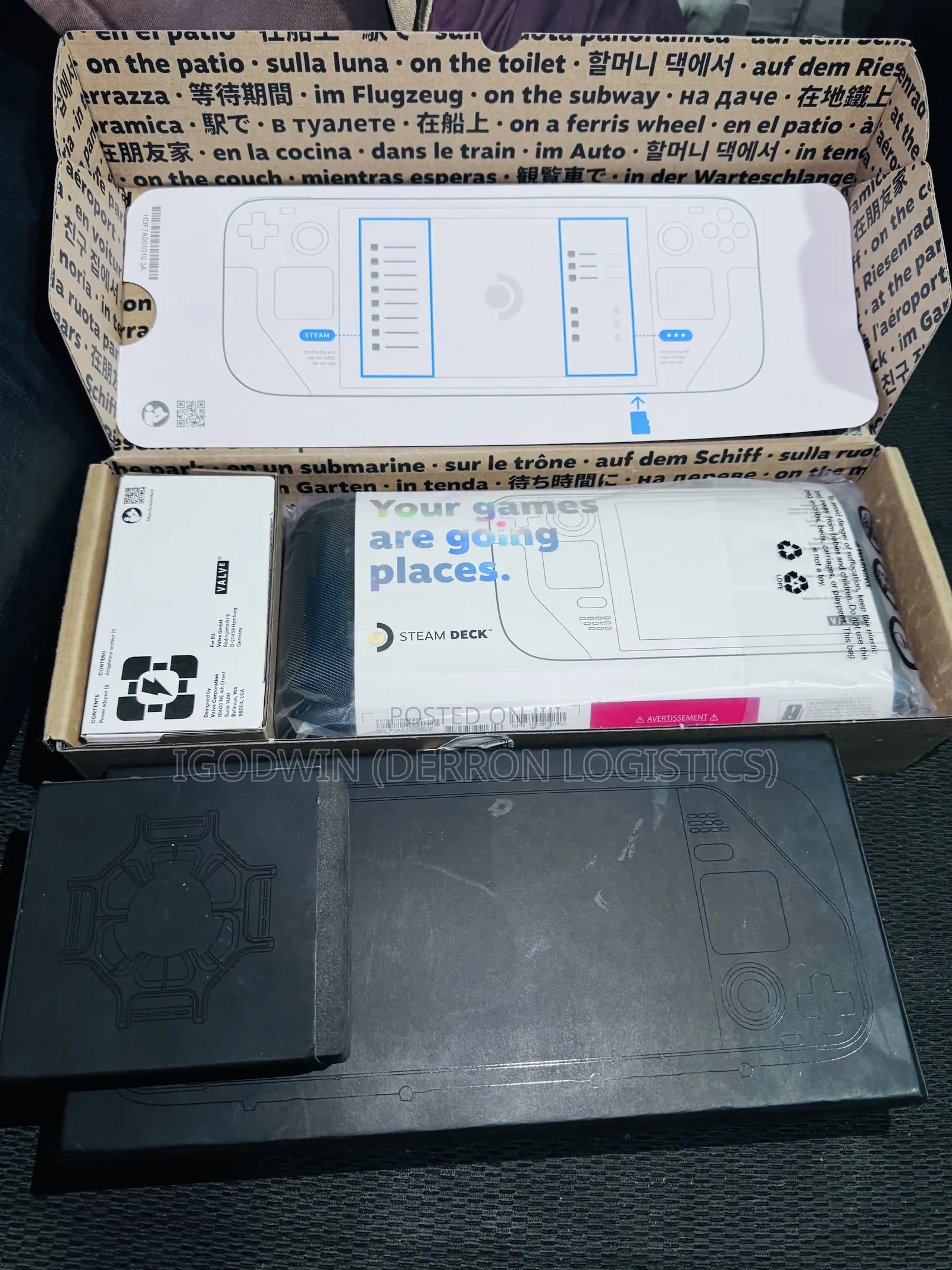 Steam Deck 512gb Game Console Plus Free Case