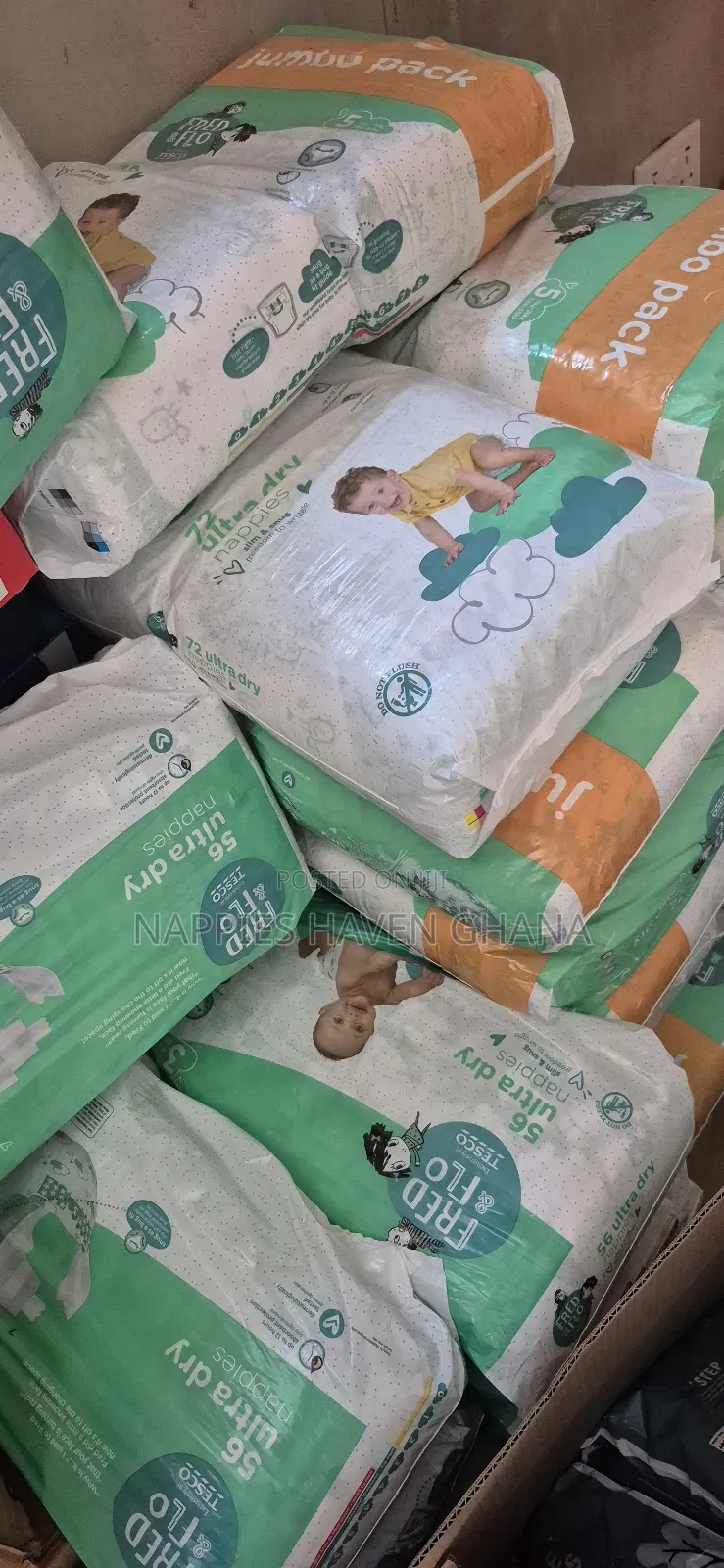 Fred and Flo Jumbo Packs Diapers
