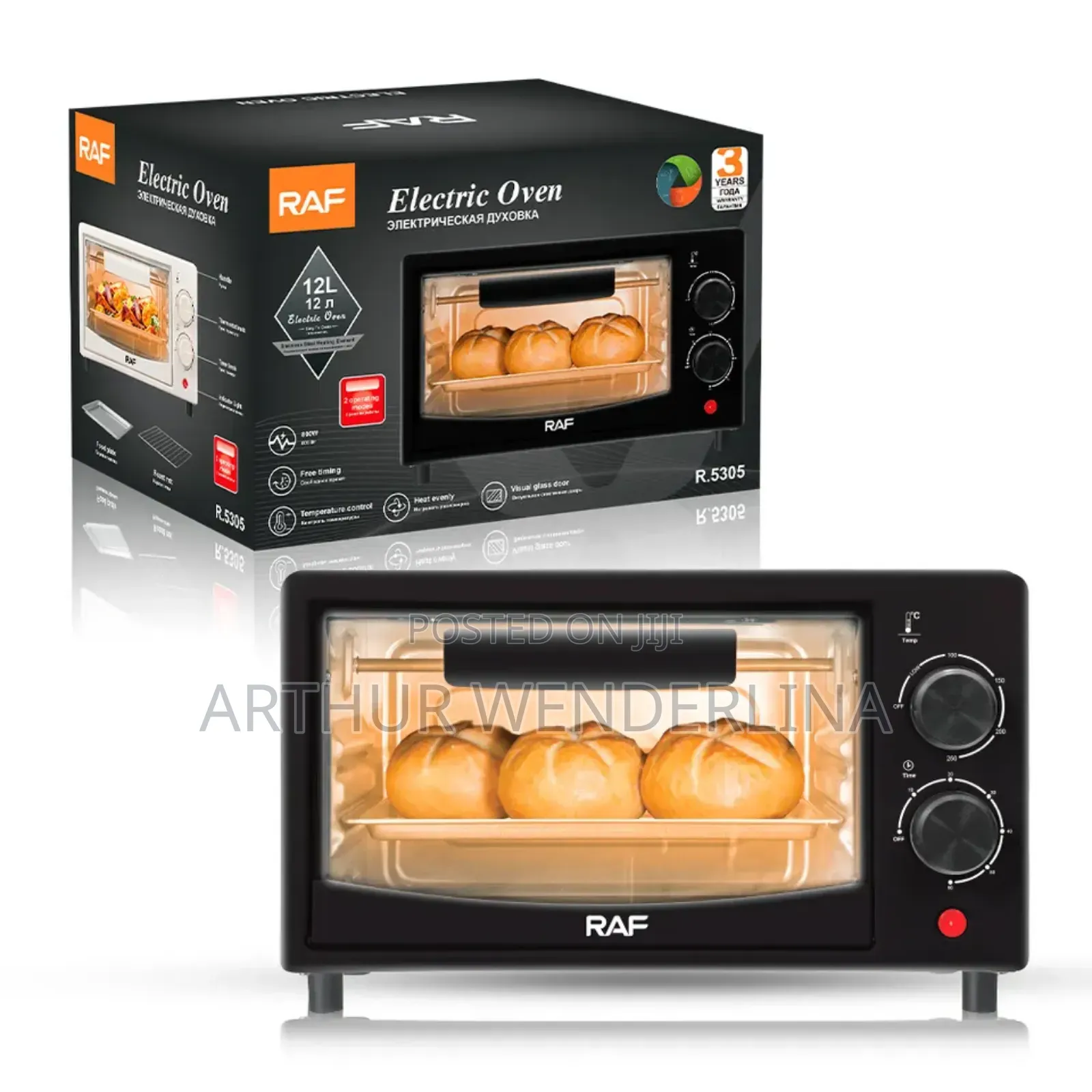Raf Electric Oven Mini. 7liters .
