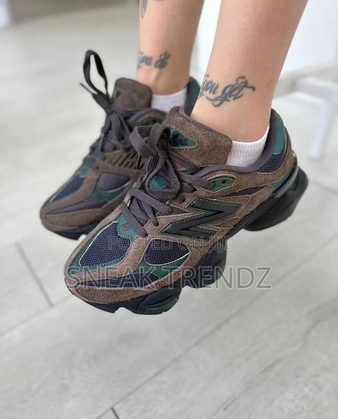 New Balance 9060 Og Amry Green N Black
