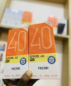 New Tecno Spark 40 Pro 128 GB Black