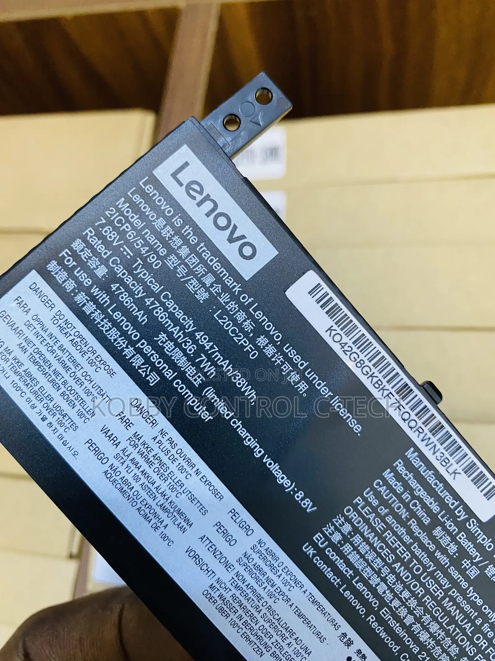 L20c2pf0 Lenovo Ideapad 3, V14,V15, Original Grade a Inbuilt Battery