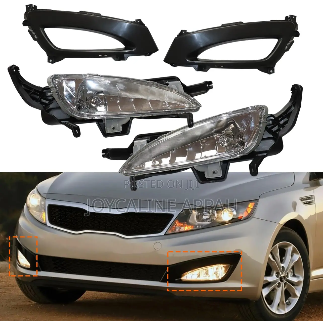 Kia Optima Fog Light and Cover 2011 to 2013