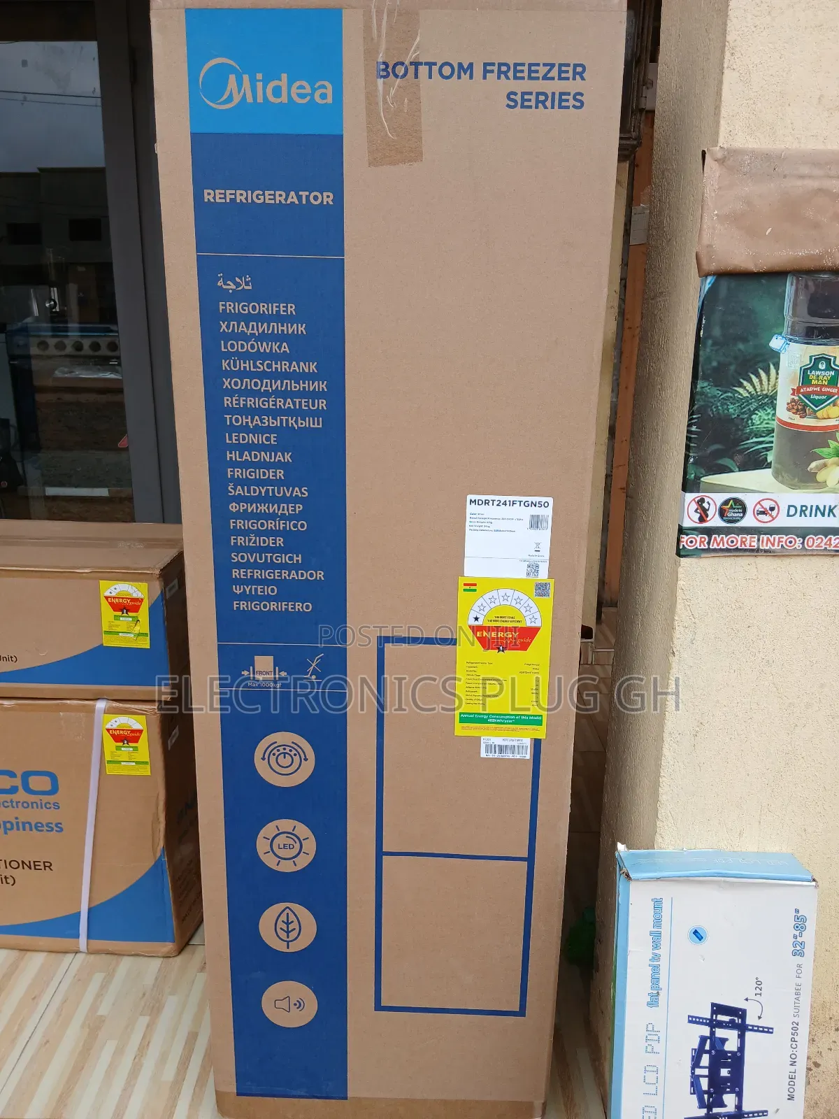Midea 174 Litres Bottom Freezer