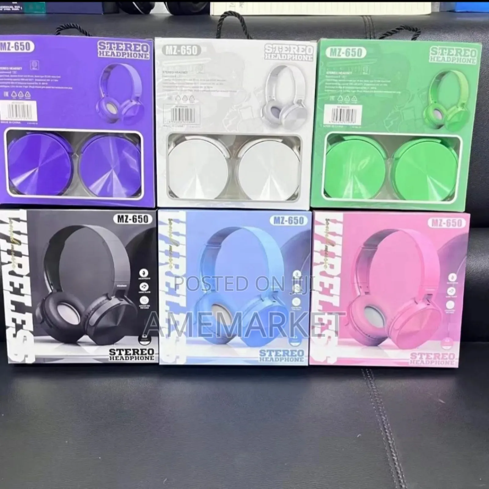 Mz-650 Bluetooth Headset Headband Bass Cell Phone Wireless Headset