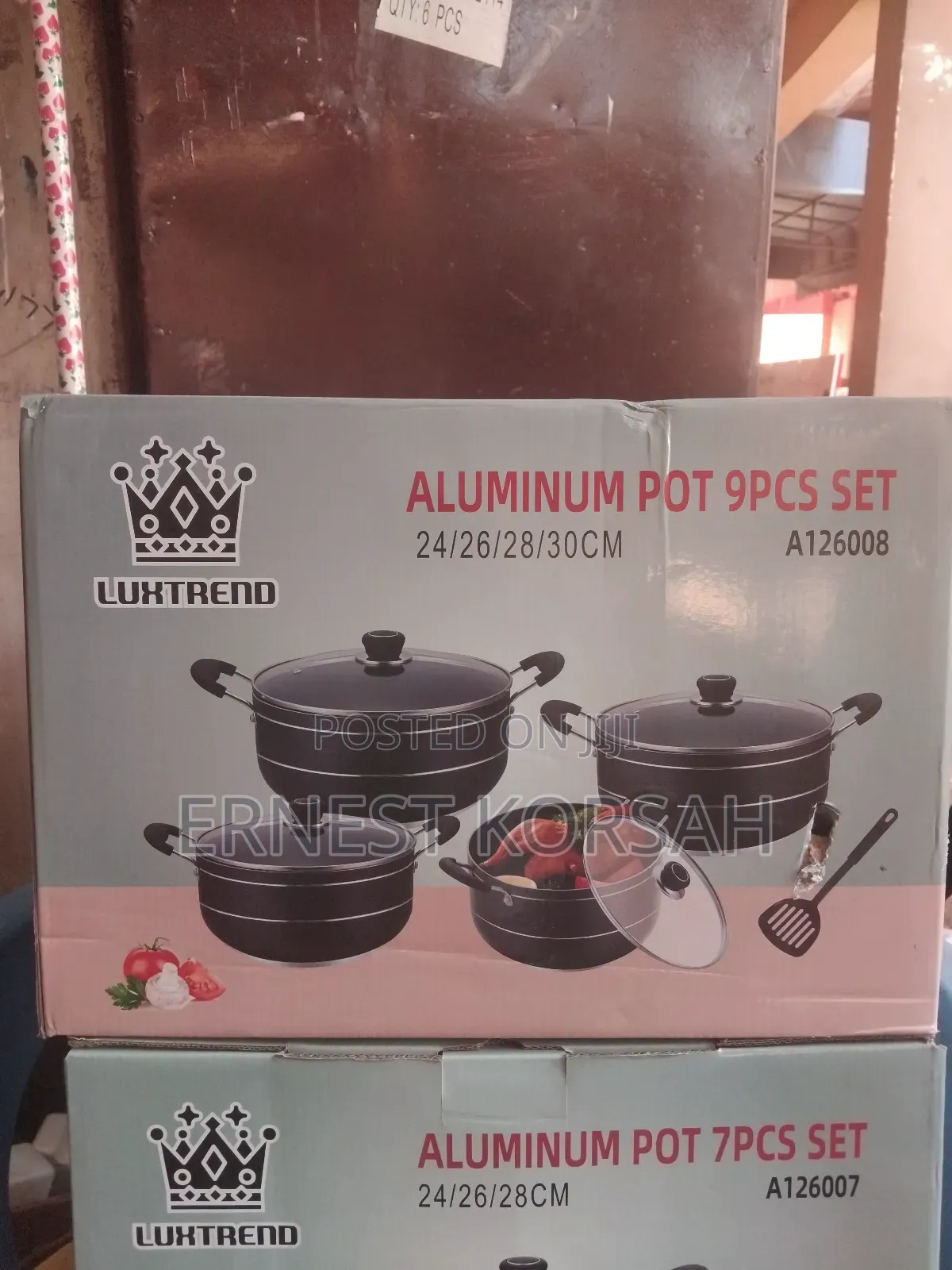 9pcs Non Stick Aluminium Cookware