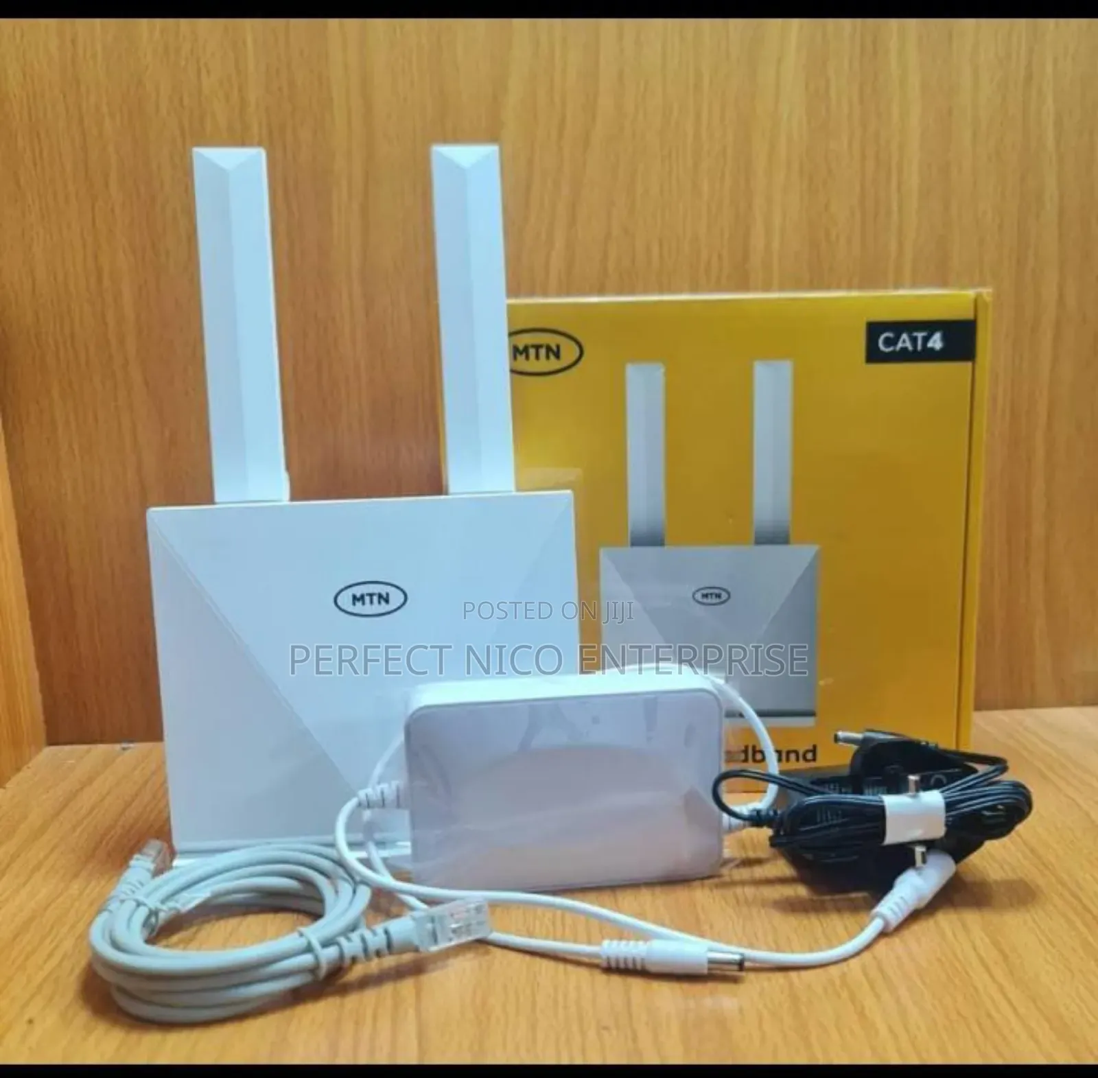 MTN Universal Broadband 4g Router + Backup Battery – White