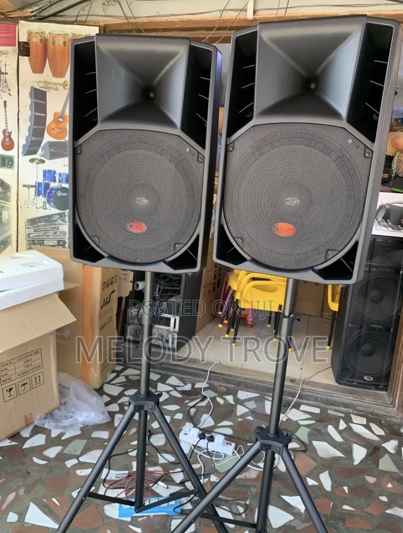 One Pair of Active Speaker and Speaker Stand JLD