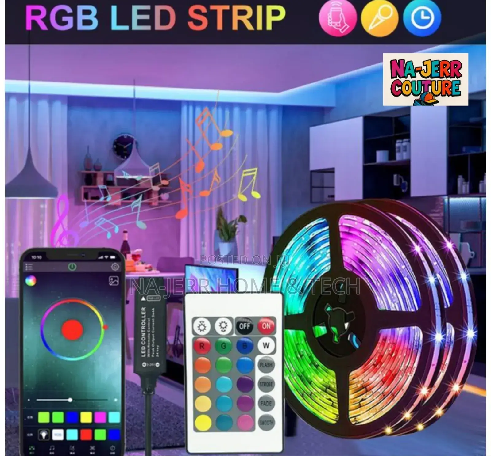 RGB Strip Light 10m