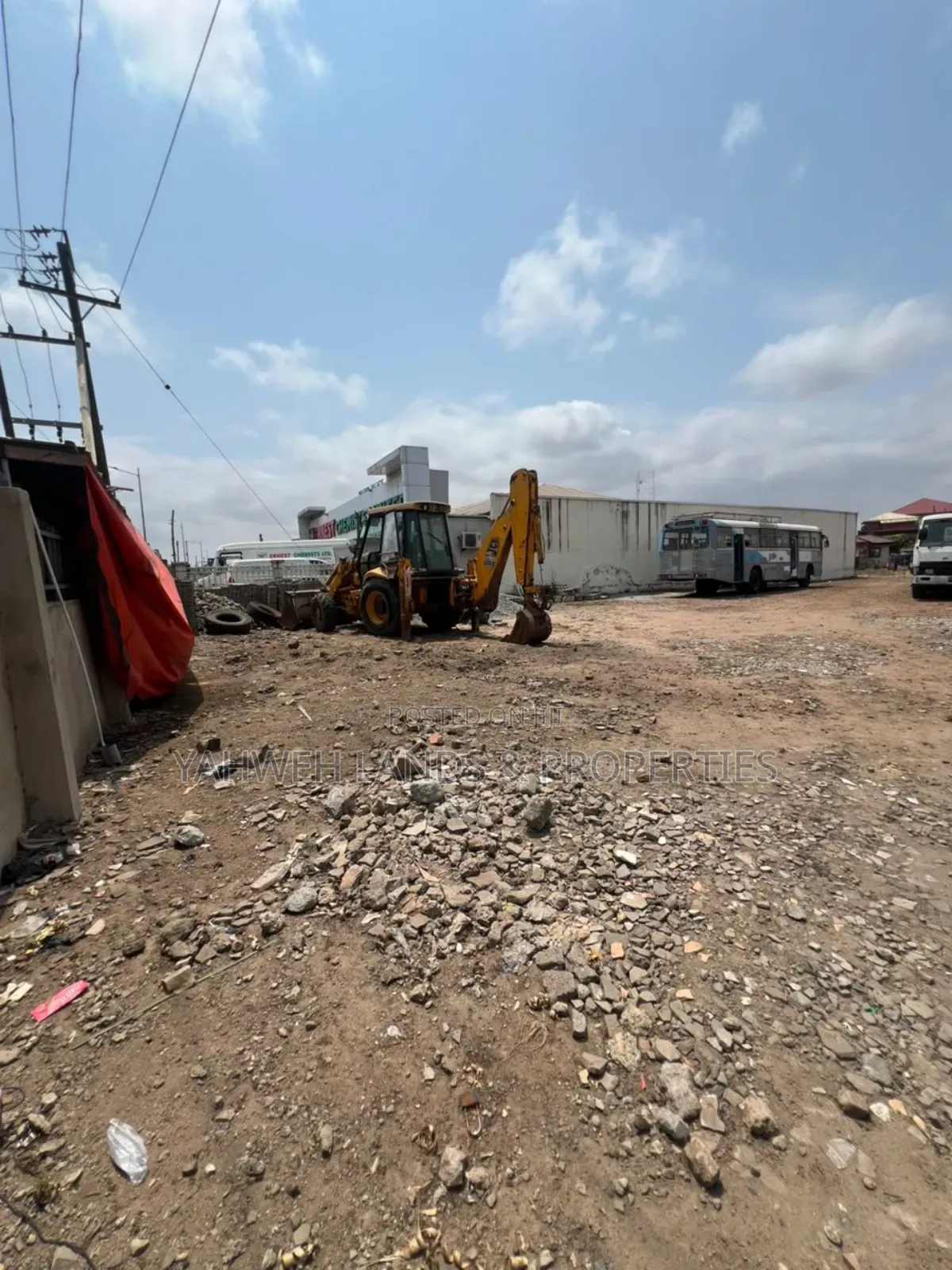 Roadside Land for Rent, Spintex. One Year Minimum Lease