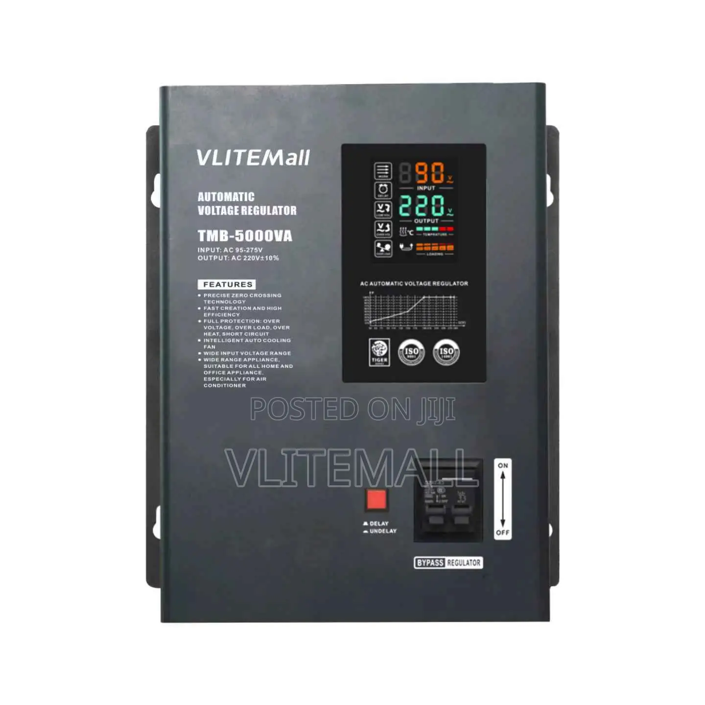 Vlitemall Automatic Voltage Regulator Single Phase5000va