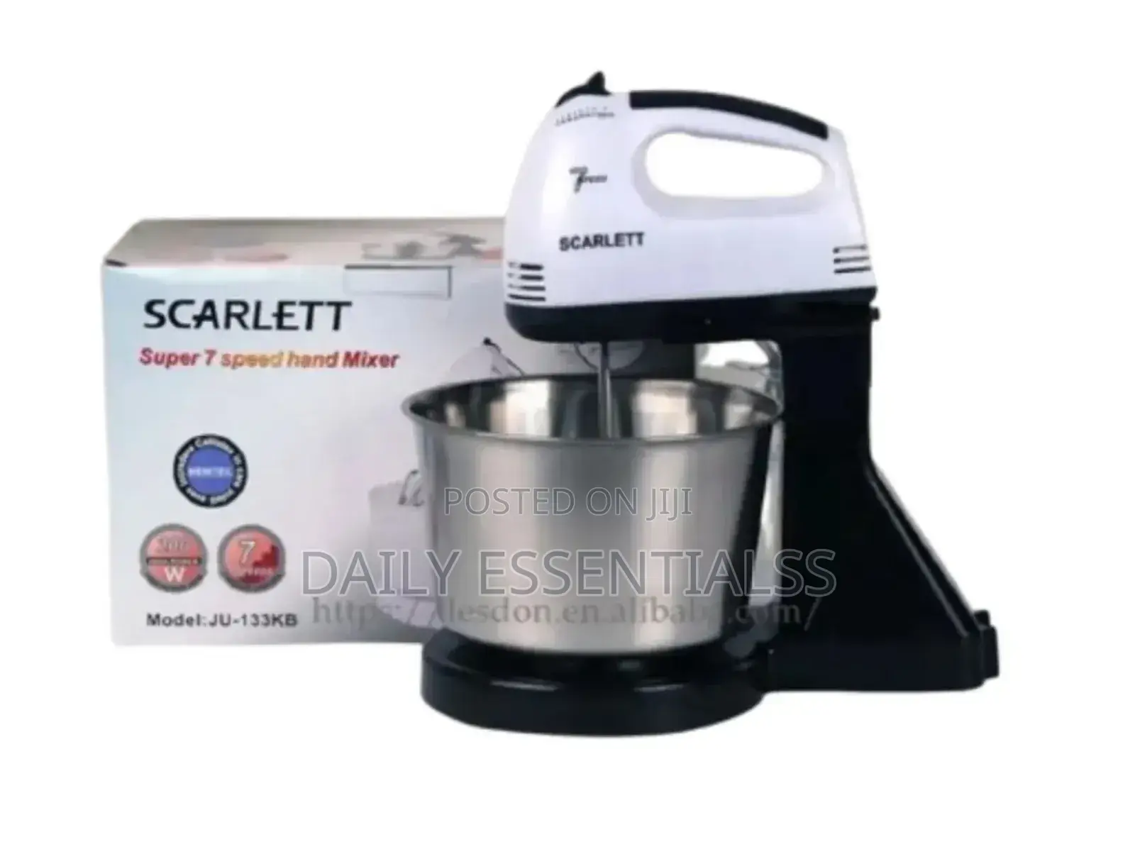Scarlett 200w Hand Mixer – For Cakes Pastries
