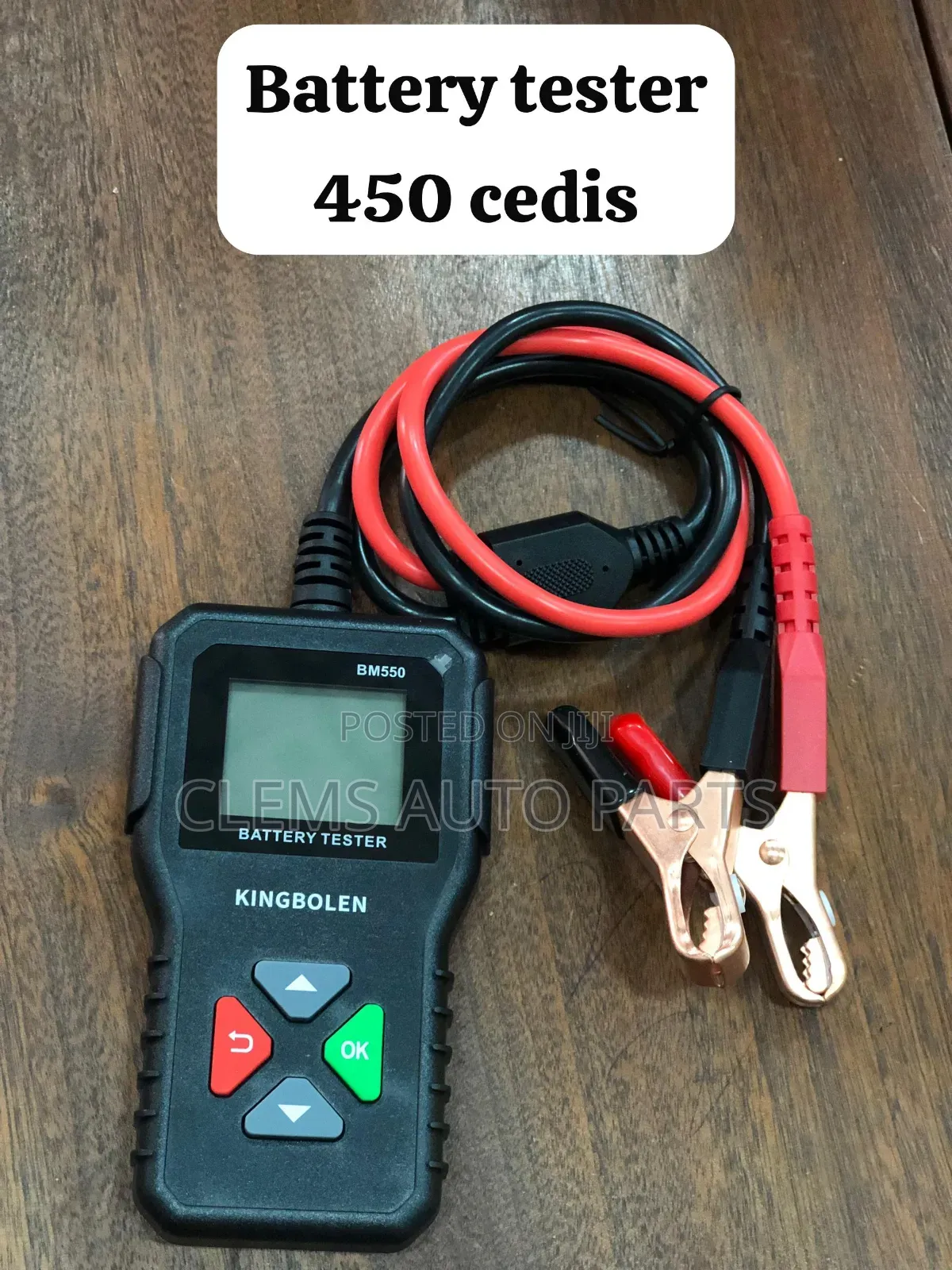Multi-Voltage Battery Tester: 6v, 12v, 24v