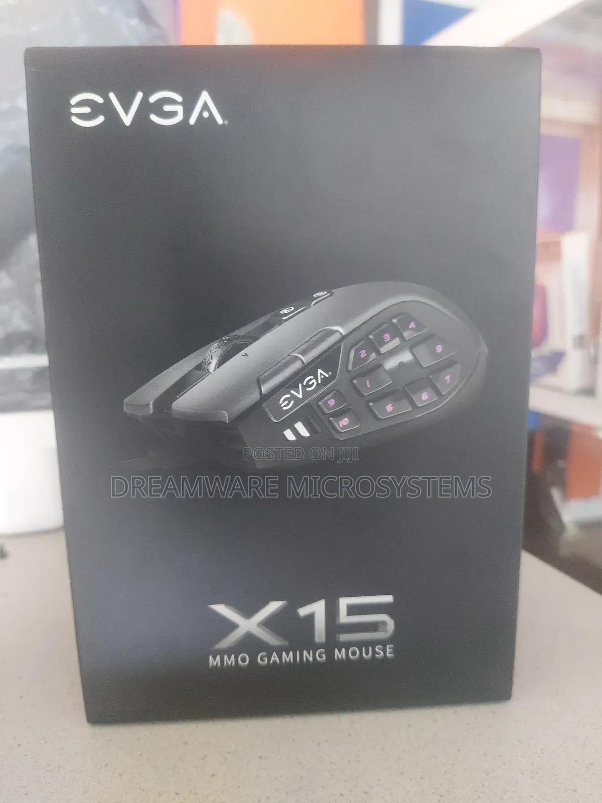 Evga X15 Mmo Gaming Mouse, , Wired, Black, 5 Profiles, 20 Buttons