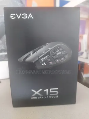 Evga X15 Mmo Gaming Mouse, , Wired, Black, 5 Profiles, 20 Buttons