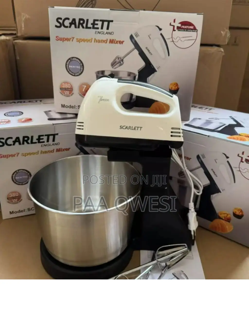 Scarlett Hand Mixer 200w – Strong Durable