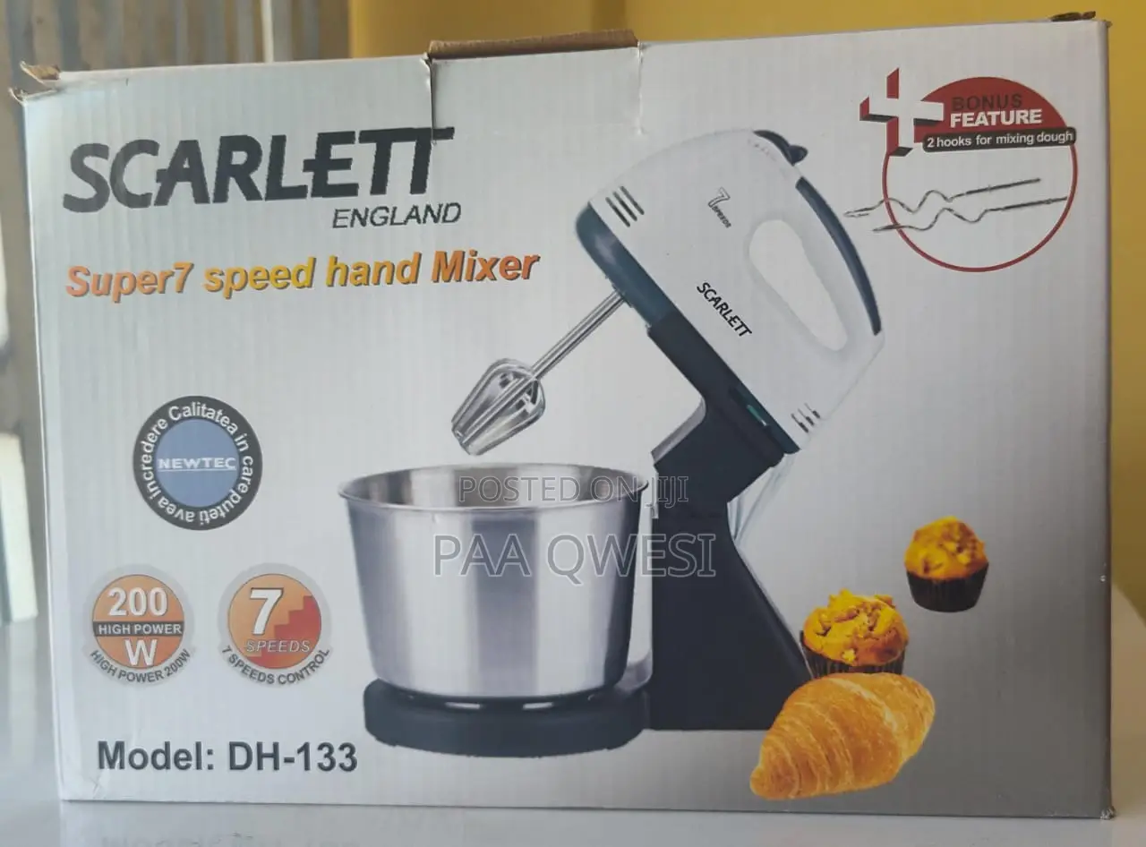Scarlett Hand Mixer 200w – For Everyday Use
