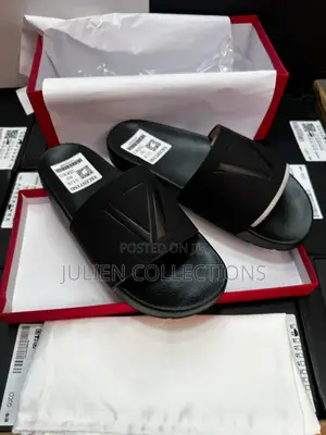 Original Valentino Slide Black