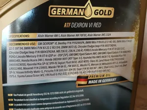 Engine Oil German Gold 0w20 (5litres)