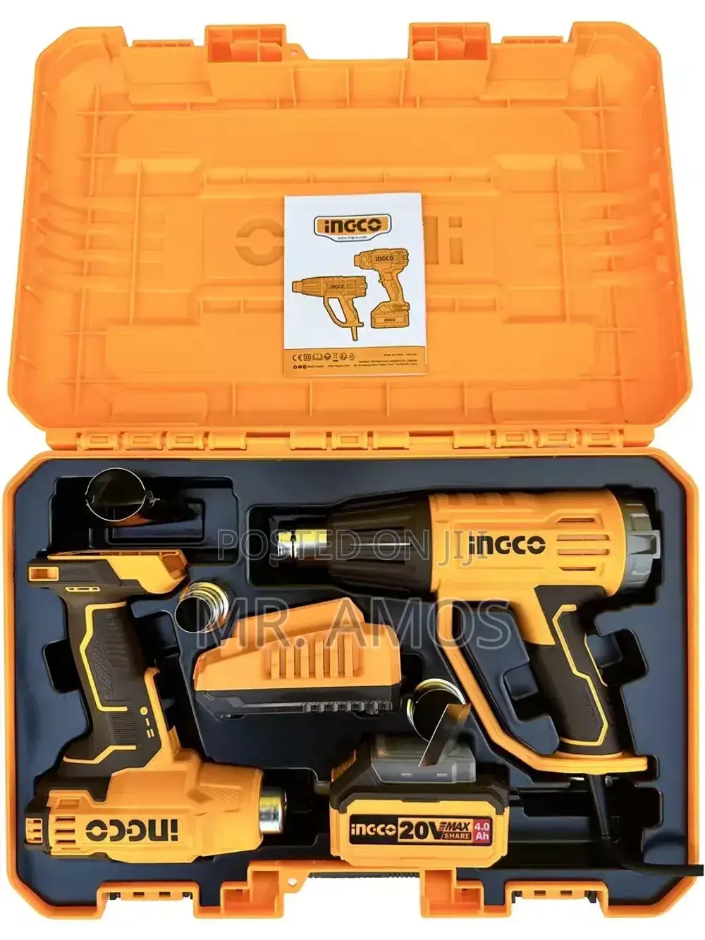 2000w Corded Het Gun + Cordless Hot Blower Gun Sealer - Cosli240201