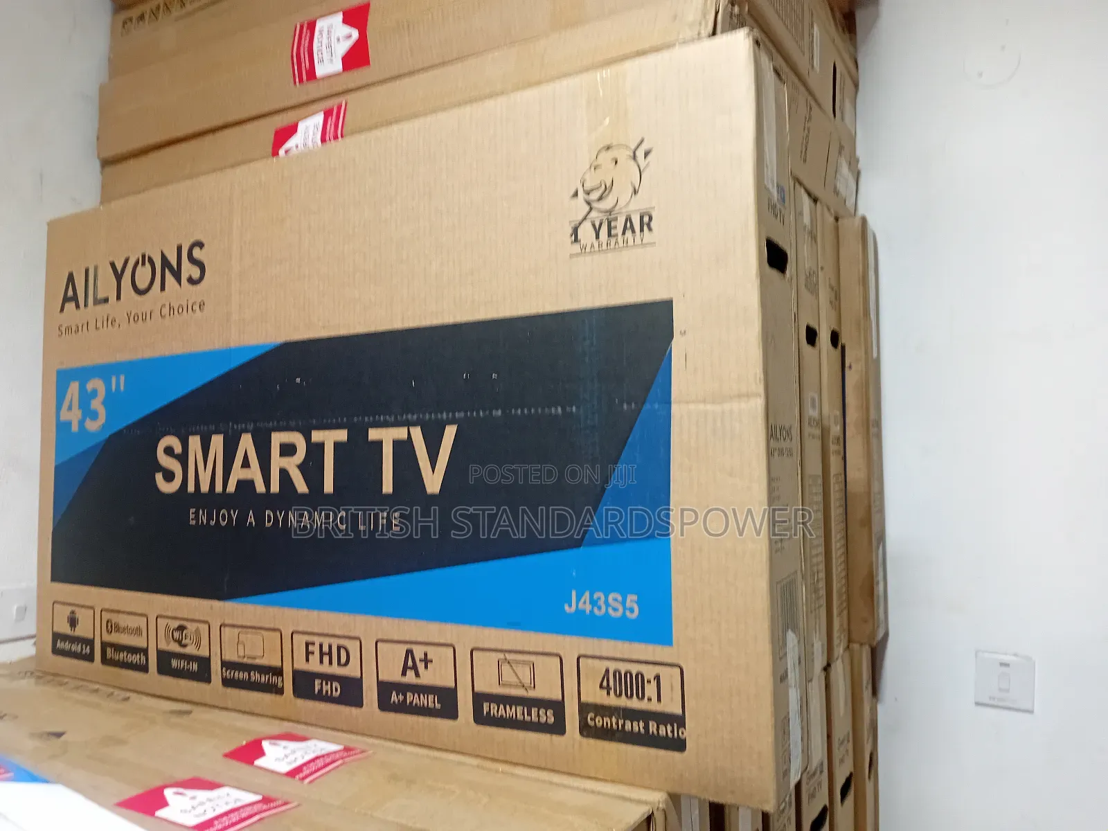 Internet Connected 43" Ailyons Tv