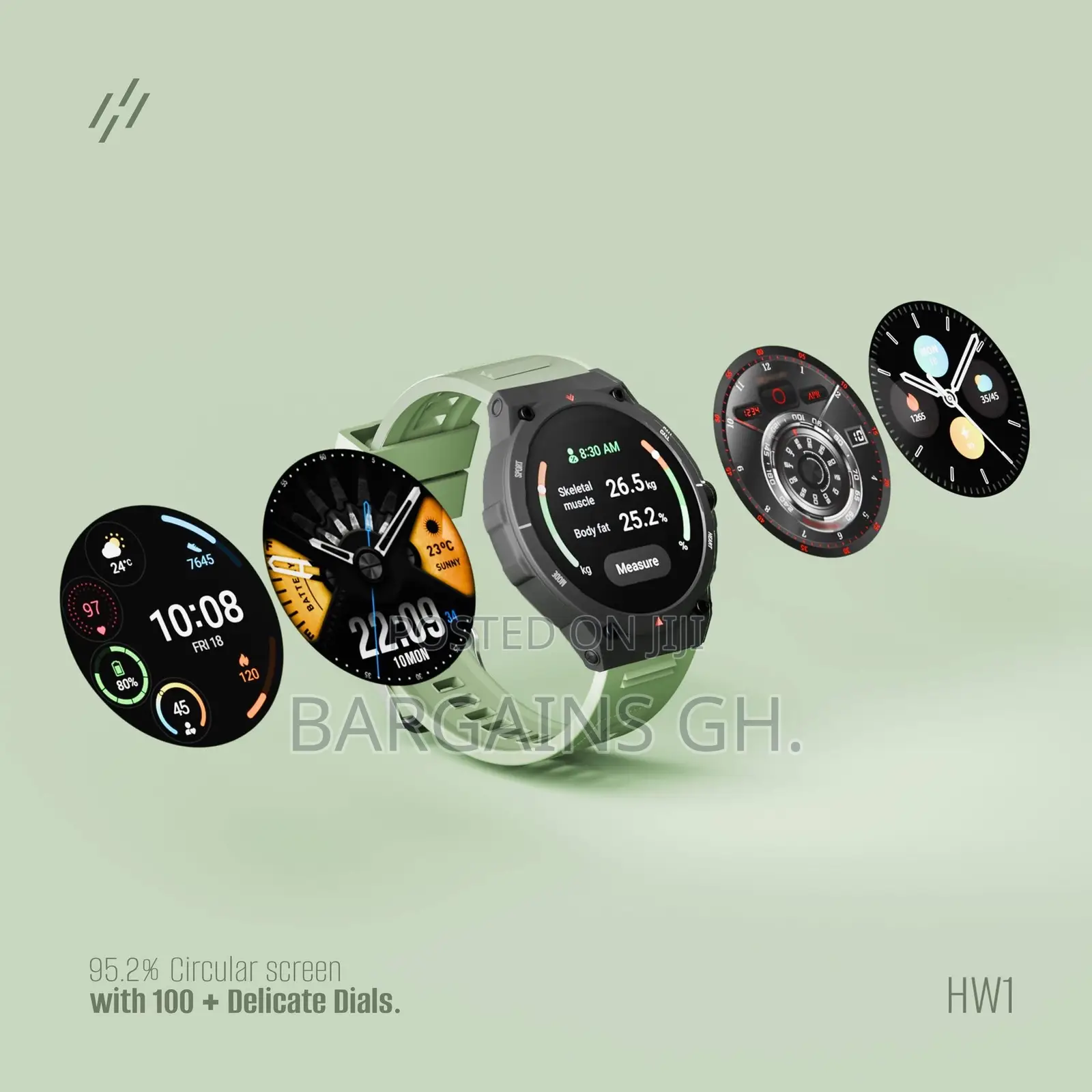 Heatz Hw1 Authentic Smart Watch With Ai