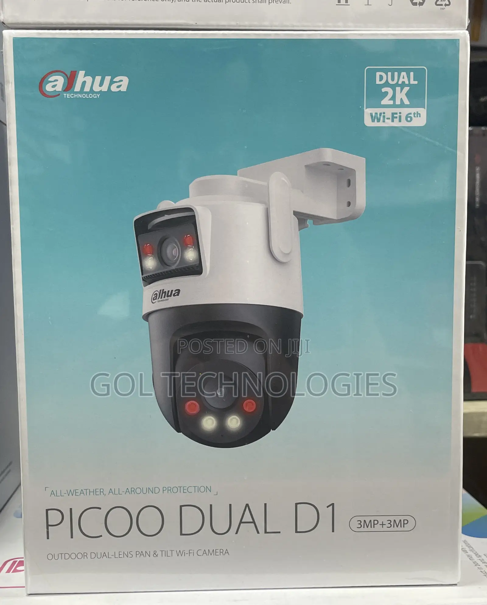Dahua Dh-p3d-3f-pv 3+3mp Outdoor Wi-fi Dual-lens Pan Tilt Camera