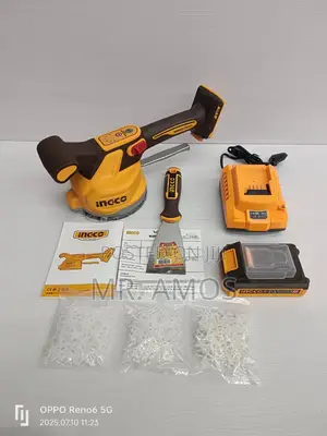 60kg 20v Cordless Tile Vibration Machine With 7pcs Extras - Ctvli20015