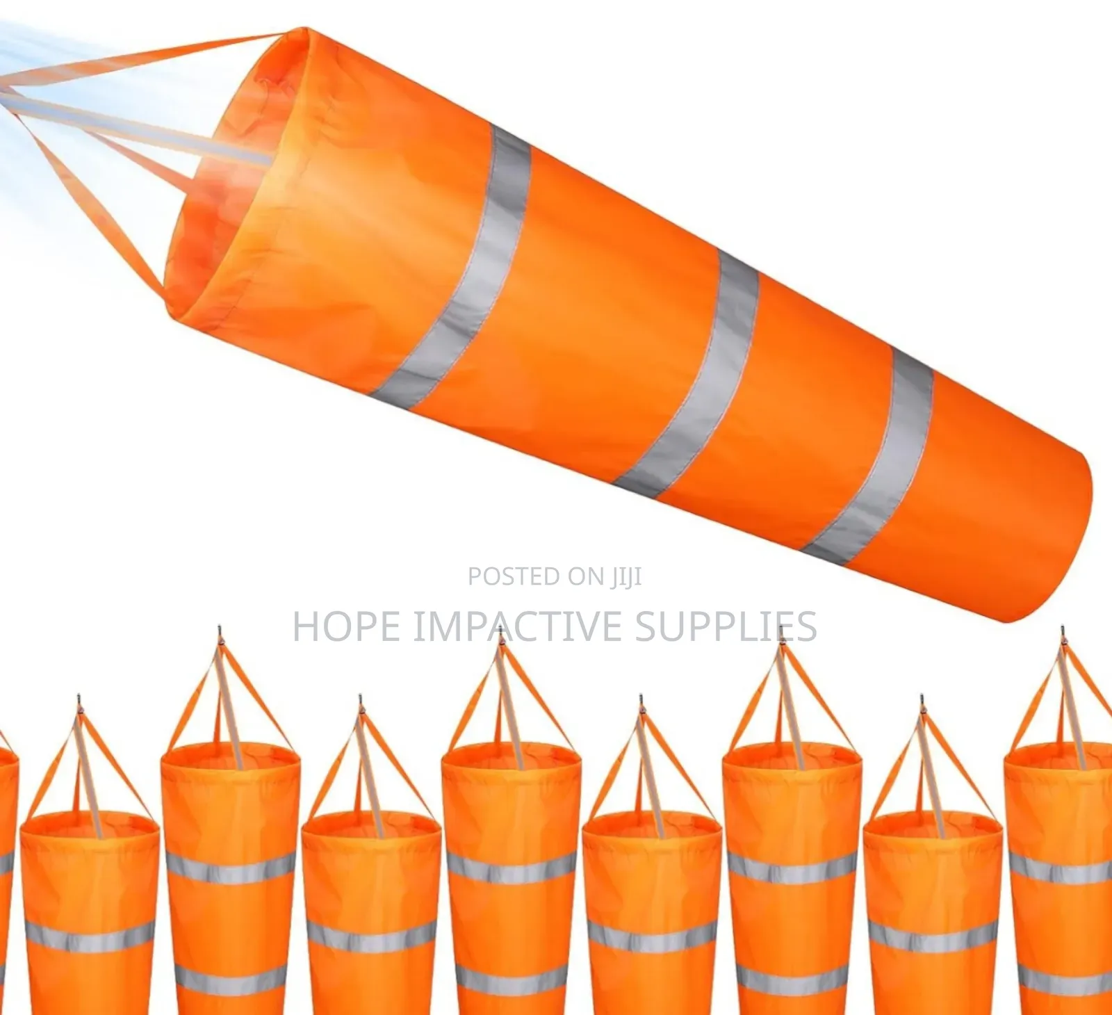 Wind Socks With Stainless Steel Pole. (2 Meters Pole Height)