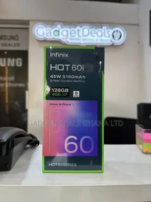 New Infinix Hot 60i 128 GB Black