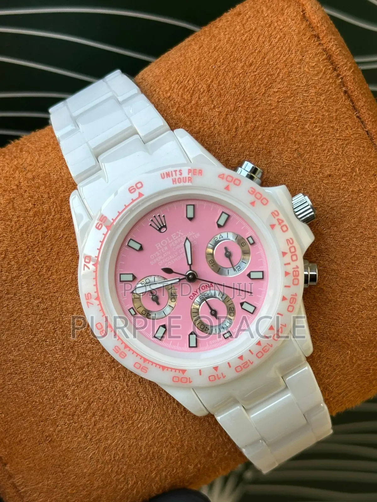 Rolex Daytona Sakura Full Ceramic Pink Dial Watch