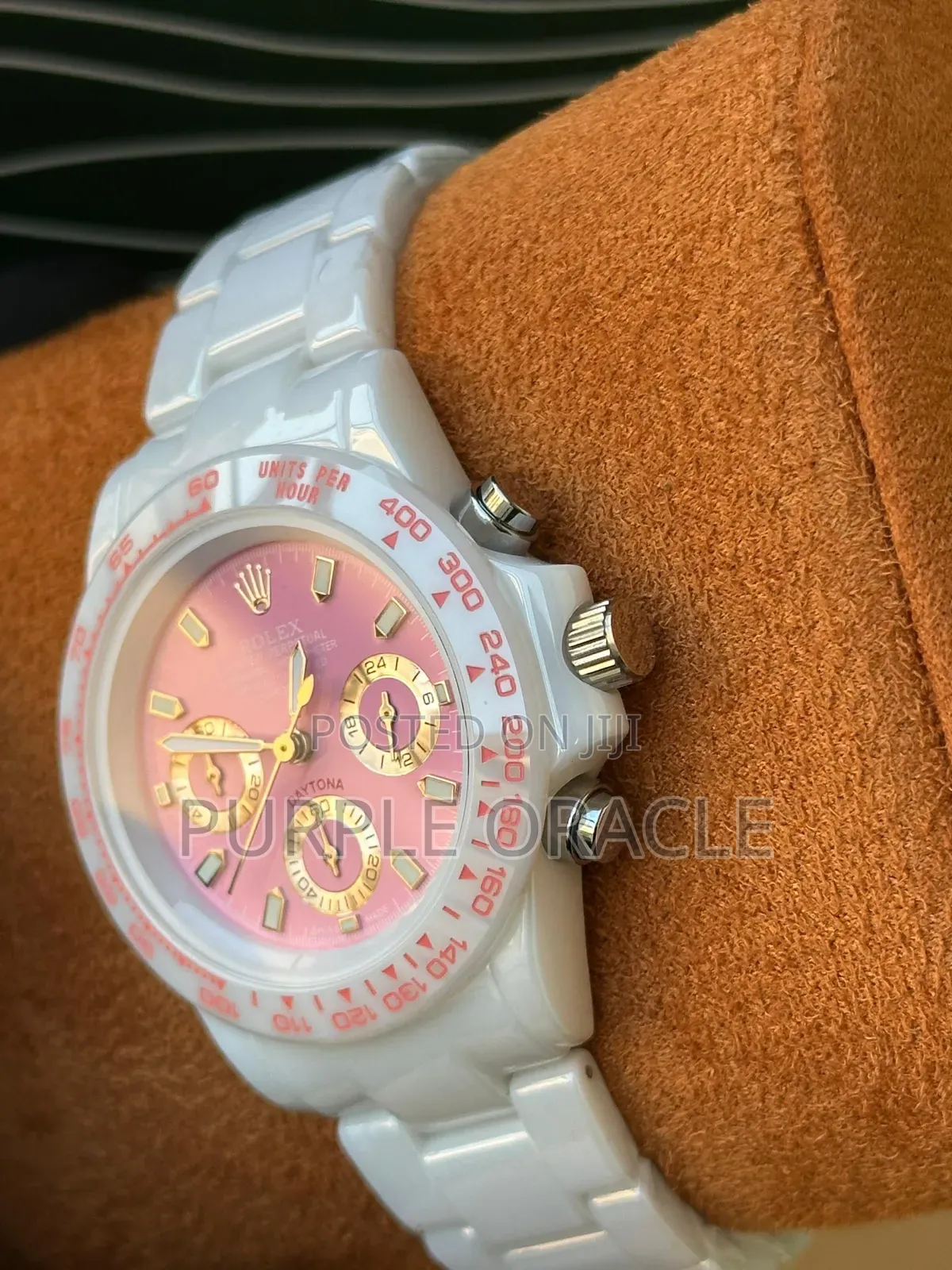 Rolex Daytona Sakura Full Ceramic Pink Dial Watch