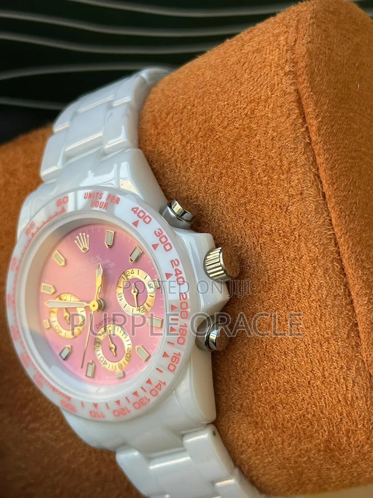 Rolex Daytona Sakura Full Ceramic Pink Dial Watch
