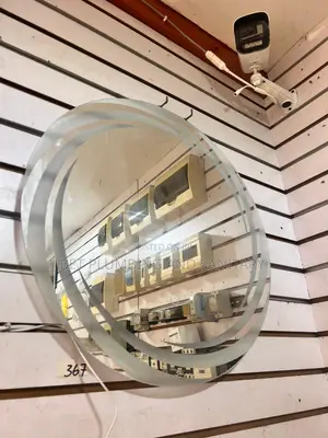 European Led Mirror_luxury Bathroom Mirror_round Led Light Mirror