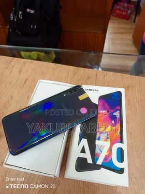 New Samsung Galaxy A70 128 GB Black