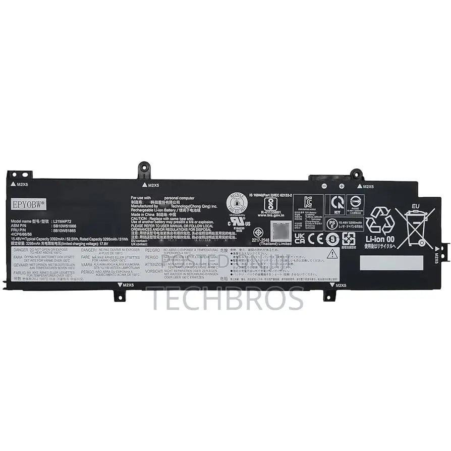 Original L21m4p72 Laptop Battery For Thinkpad T14 P14s Gen 3/Gen 4