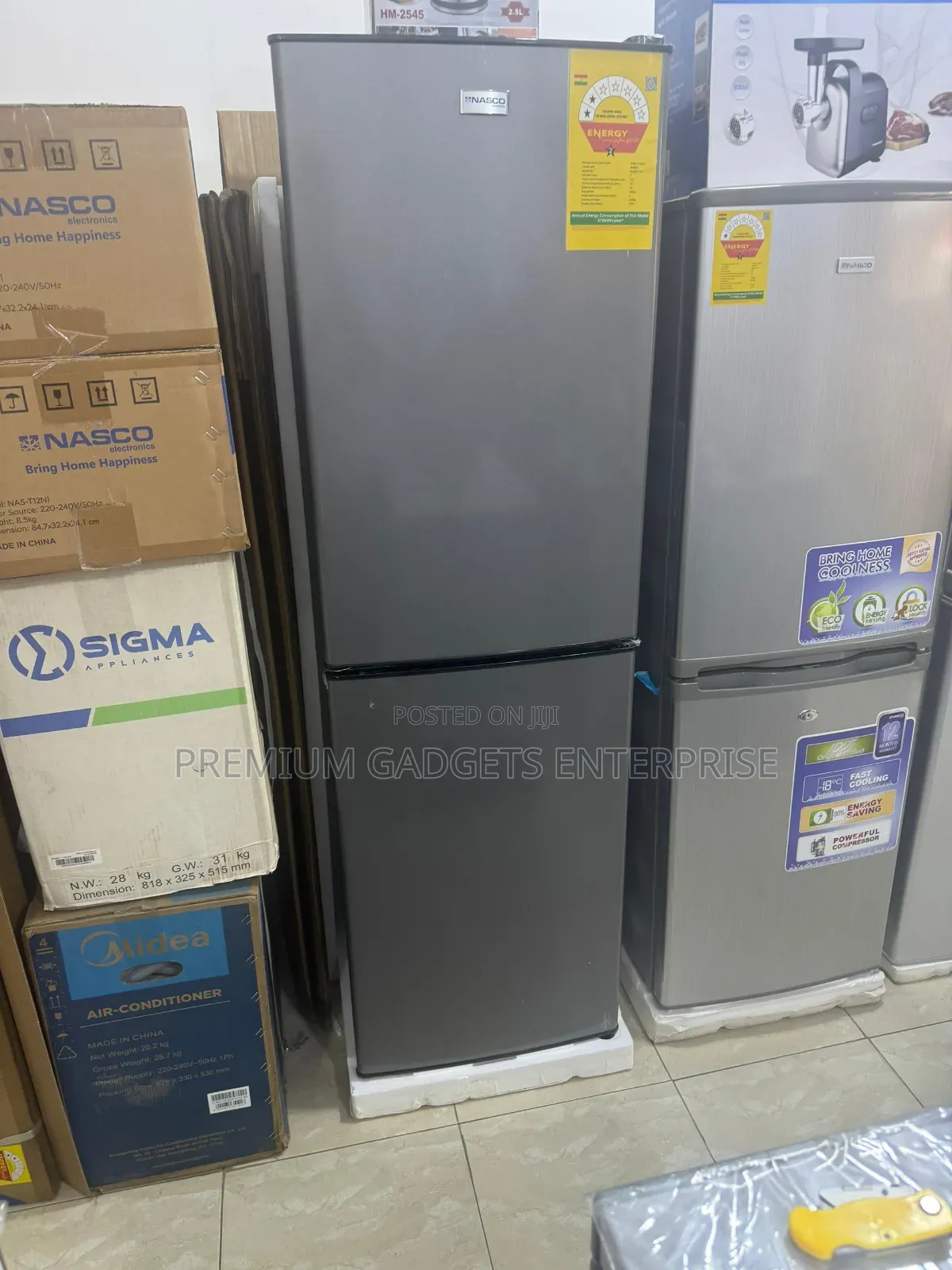 Nasco Nasd2-24fl 196litre Double Door Bottom Freezer Refrigerator