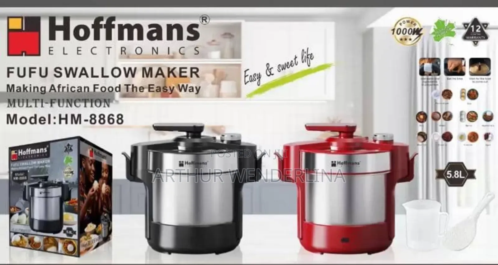 Hoffman Sallow Maker . 5.8liters