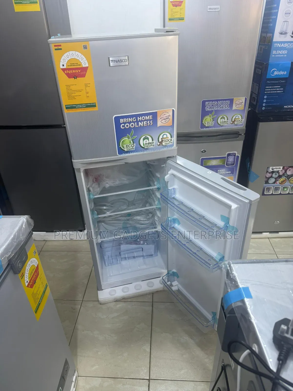 Nasco 138-litre Top Freezer Refrigerator - Nasf2-20s