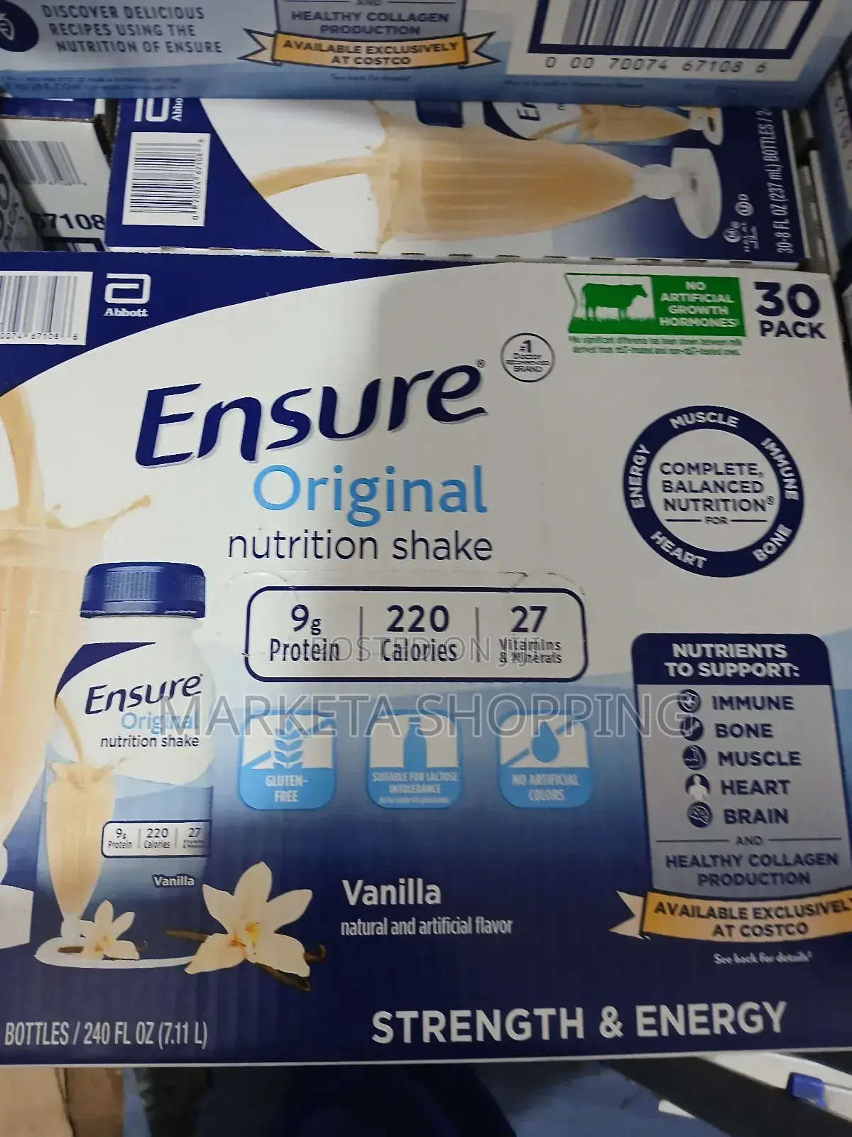 Ensure Original Nutrition Milk Shake 237mlx30